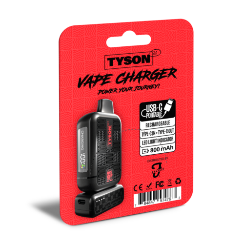 tyson vape charger blister back